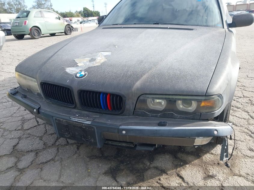 2001 BMW 740Il VIN: WBAGH83481DP32307 Lot: 43754346