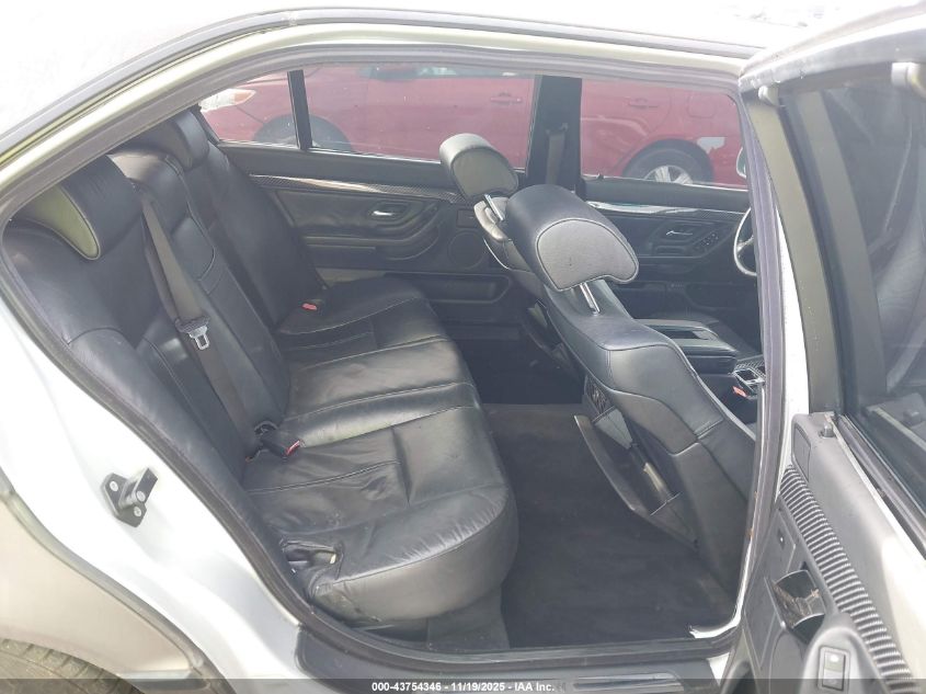 2001 BMW 740Il VIN: WBAGH83481DP32307 Lot: 43754346