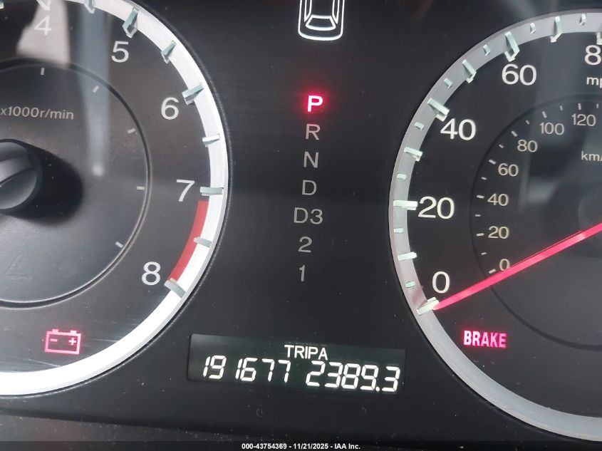 2008 Honda Accord 2.4 Ex-L VIN: 1HGCP26868A009567 Lot: 43754369