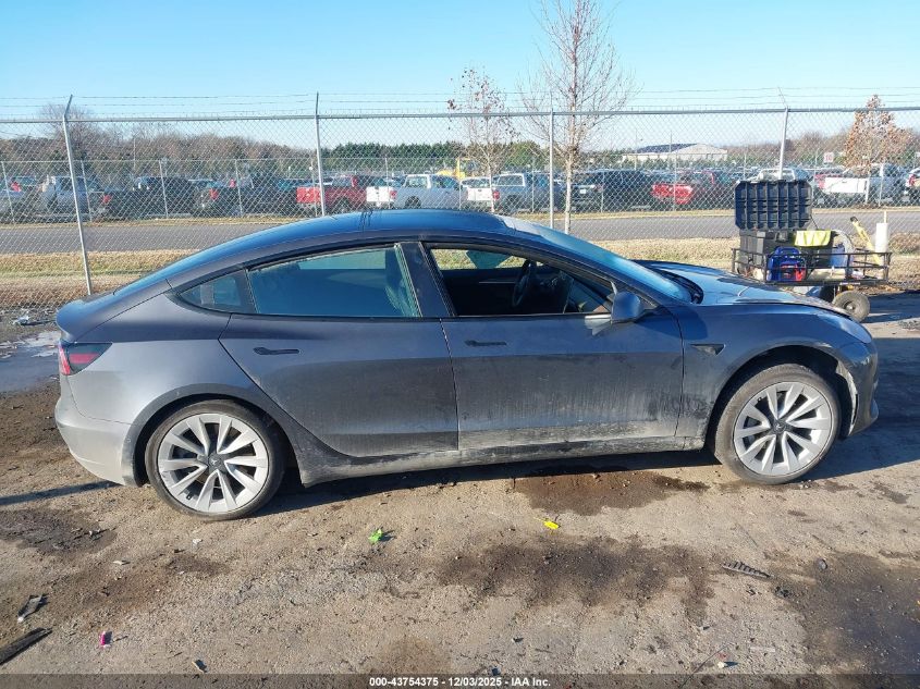 2021 Tesla Model 3 Long Range Dual Motor All-Wheel Drive VIN: 5YJ3E1EB7MF015293 Lot: 43754375