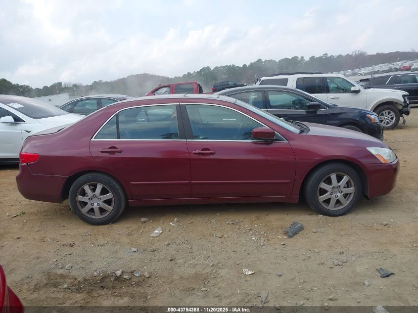 2005 Honda Accord 3.0 Ex VIN: 1HGCM66515A011163 Lot: 43754388