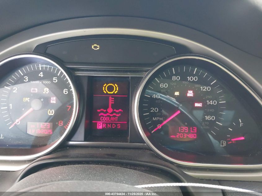 2007 Audi Q7 3.6 Premium VIN: WA1BY74L67D077127 Lot: 43754434