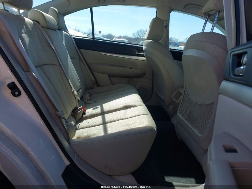 2011 Subaru Legacy 2.5I VIN: 4S3BMBA62B3219278 Lot: 43754439