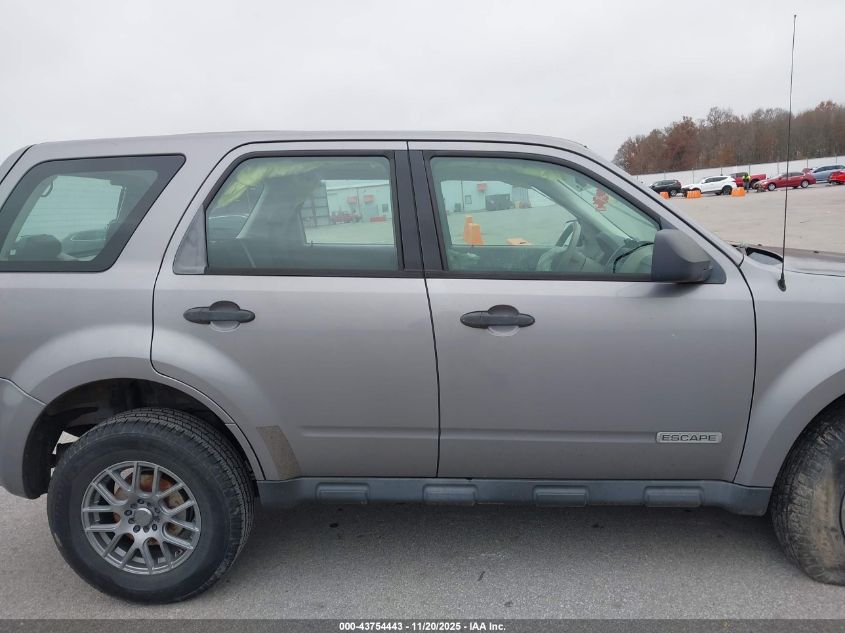 2008 Ford Escape Xls/Xls Manual VIN: 1FMCU02Z38KD67189 Lot: 43754443