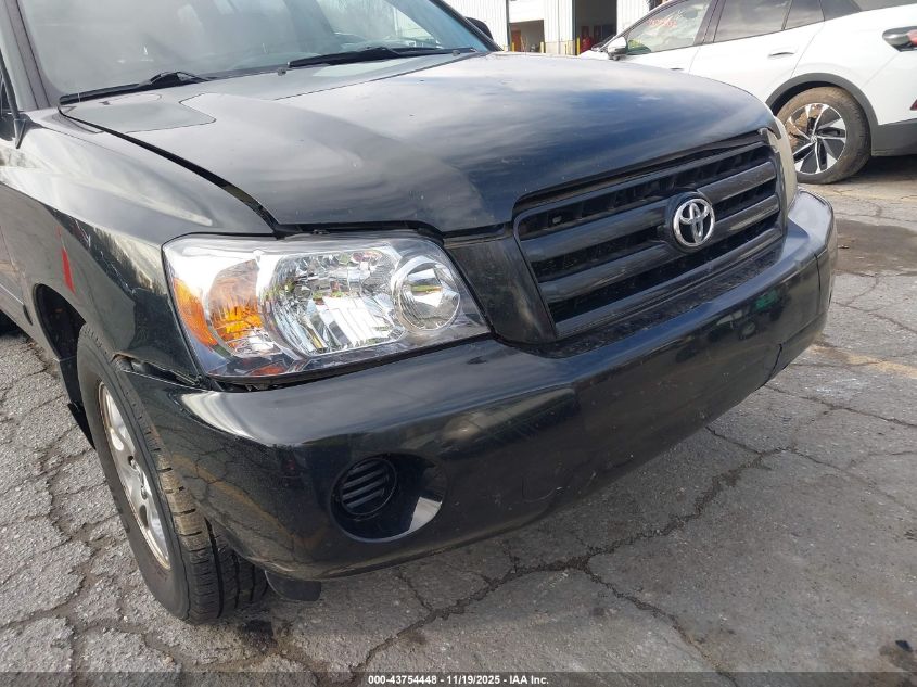 2005 Toyota Highlander V6 VIN: JTEDP21A350069803 Lot: 43754448