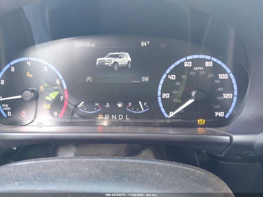 2022 Ford Bronco Sport Big Bend VIN: 3FMCR9B69NRD19747 Lot: 43754475