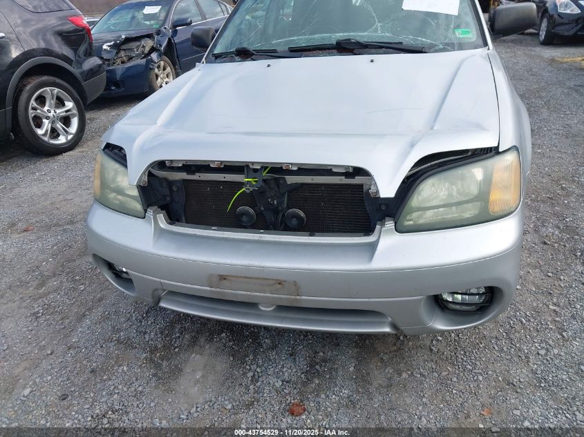 2004 Subaru Outback VIN: 4S3BH675646623518 Lot: 43754529
