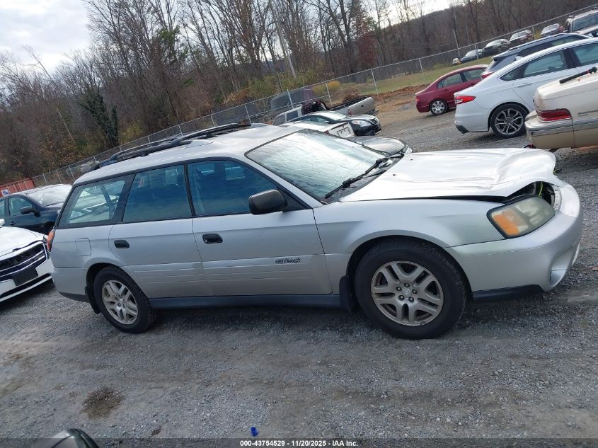 2004 Subaru Outback VIN: 4S3BH675646623518 Lot: 43754529