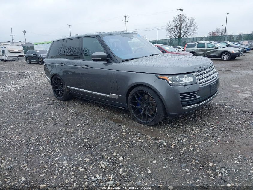 LAND ROVER RANGE ROVER 3.0L V6 SUPERCHARGED HSE