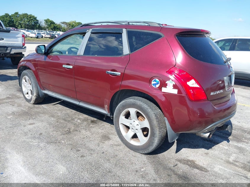 JN8AZ08W55W434748 2005 NISSAN MURANO photo no. 3