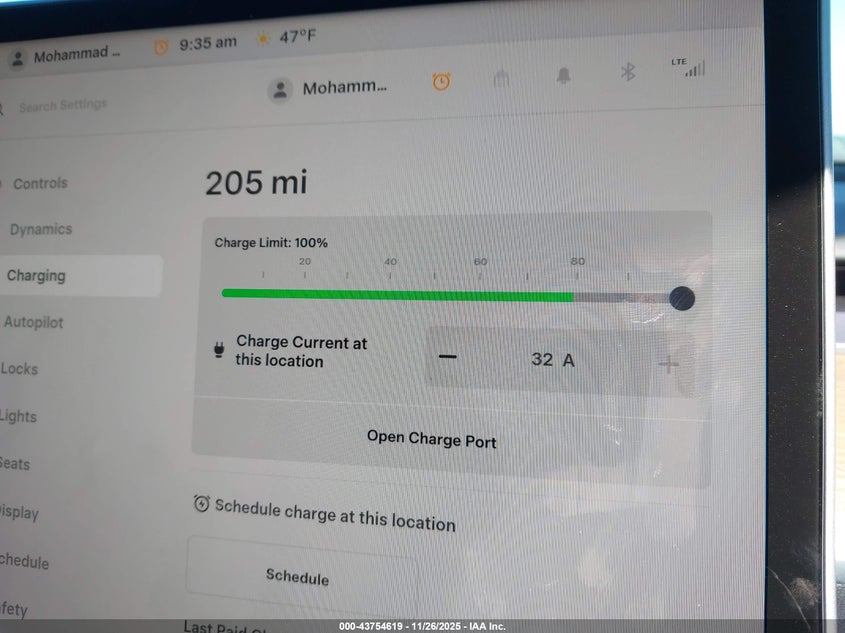 2023 Tesla Model 3 Rear-Wheel Drive VIN: 5YJ3E1EA9PF460470 Lot: 43754619