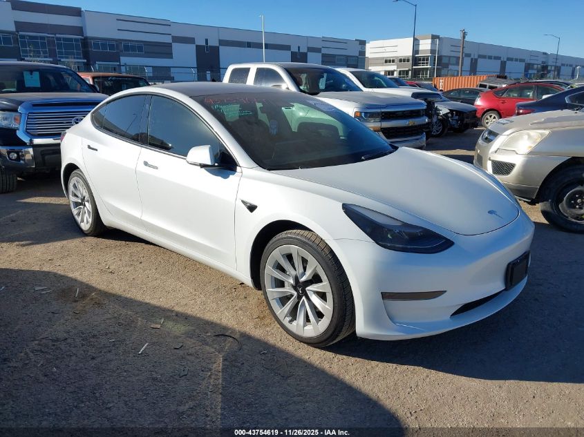 TESLA MODEL 3 REAR-WHEEL DRIVE