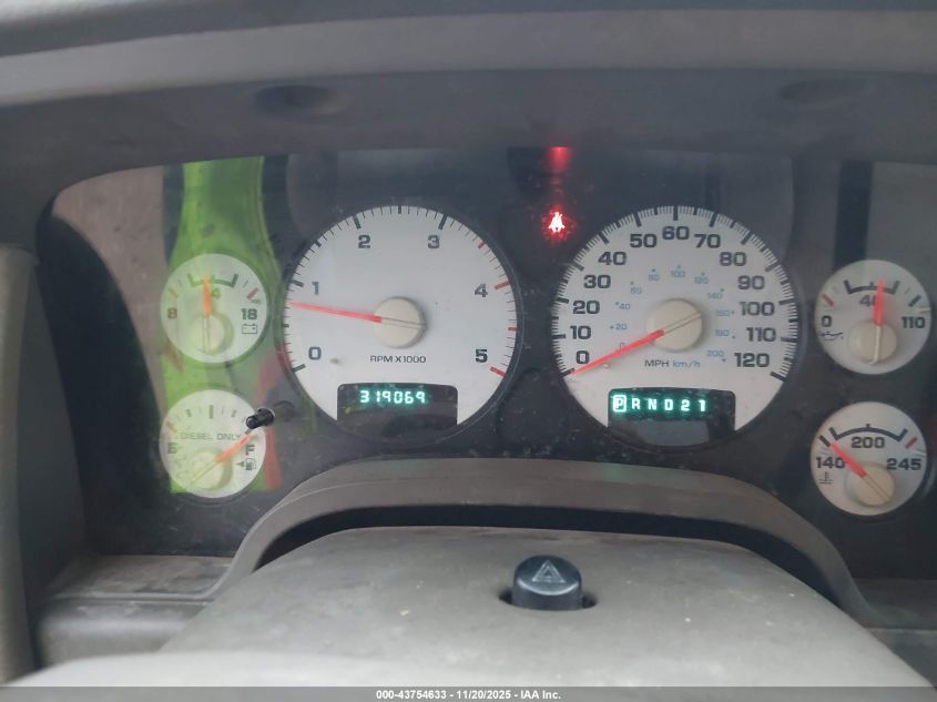 2005 Dodge Ram 2500 Slt/Laramie VIN: 3D7KR28C55G744775 Lot: 43754633