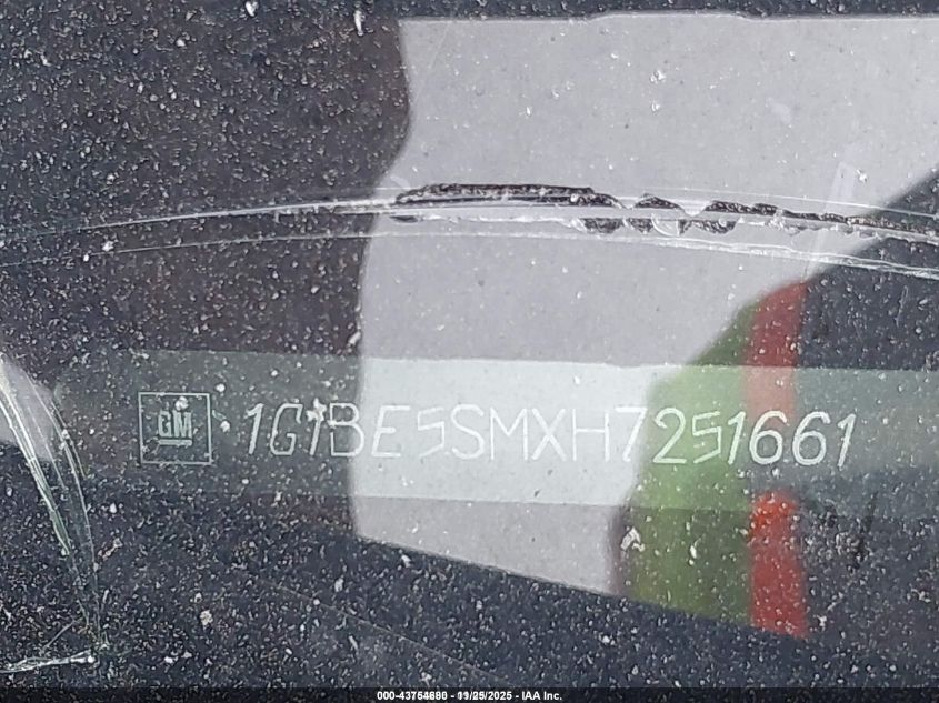 2017 Chevrolet Cruze Lt Auto VIN: 1G1BE5SMXH7251661 Lot: 43754680