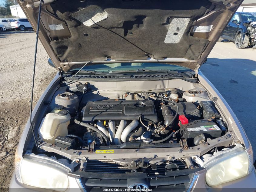 2001 Toyota Corolla Ce VIN: 2T1BR12E41C483609 Lot: 43754685