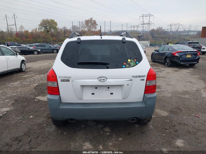2008 Hyundai Tucson Limited V6/Se VIN: KM8JN12D98U861897 Lot: 43754703