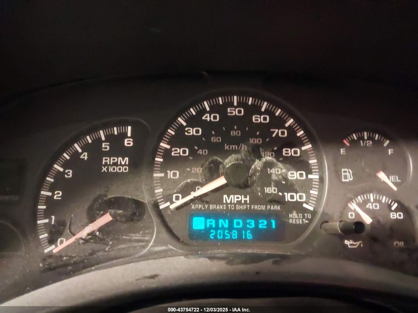 2002 Chevrolet Silverado 1500 Lt VIN: 2GCEK19T021256584 Lot: 43754722