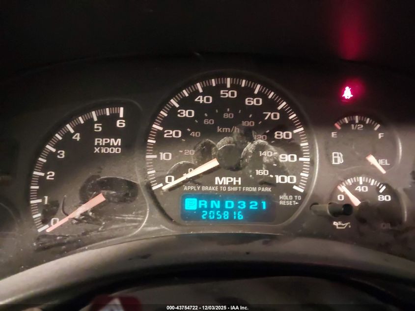 2002 Chevrolet Silverado 1500 Lt VIN: 2GCEK19T021256584 Lot: 43754722