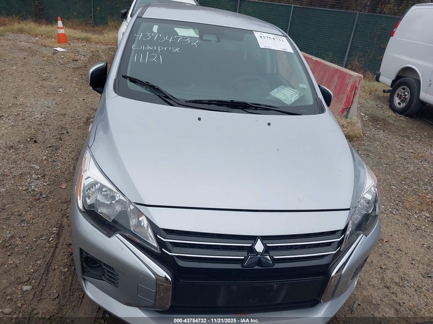 2024 Mitsubishi Mirage Es/Le VIN: ML32AUHJ6RH016733 Lot: 43754732