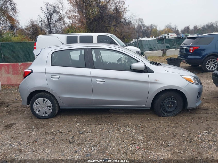 2024 Mitsubishi Mirage Es/Le VIN: ML32AUHJ6RH016733 Lot: 43754732