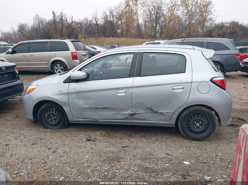 2024 Mitsubishi Mirage Es/Le VIN: ML32AUHJ6RH016733 Lot: 43754732