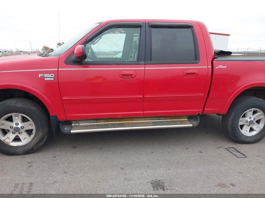 2002 Ford F-150 Lariat/Xlt VIN: 1FTRW08L82KC40280 Lot: 43754788