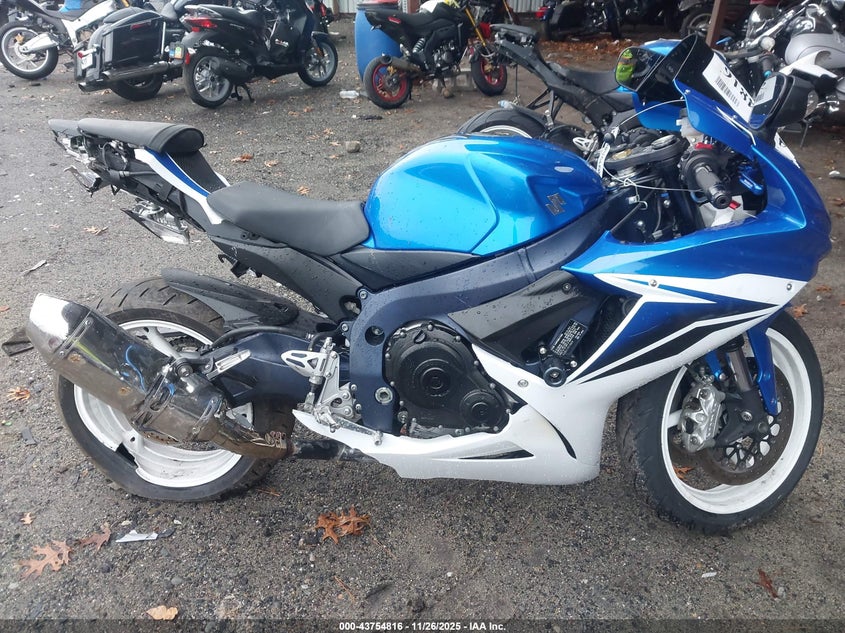 2011 Suzuki Gsx-R600 VIN: JS1GN7FA2B2101969 Lot: 43754816