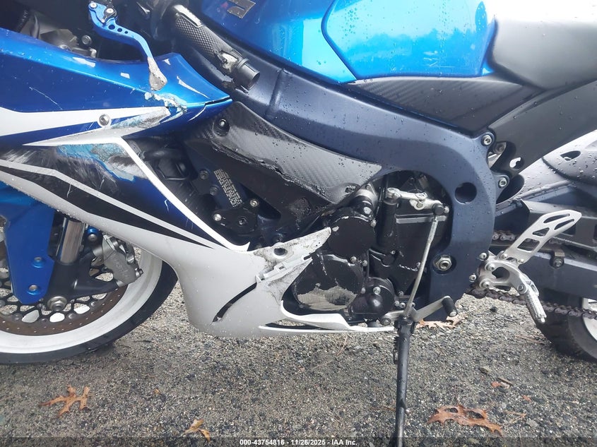 2011 Suzuki Gsx-R600 VIN: JS1GN7FA2B2101969 Lot: 43754816