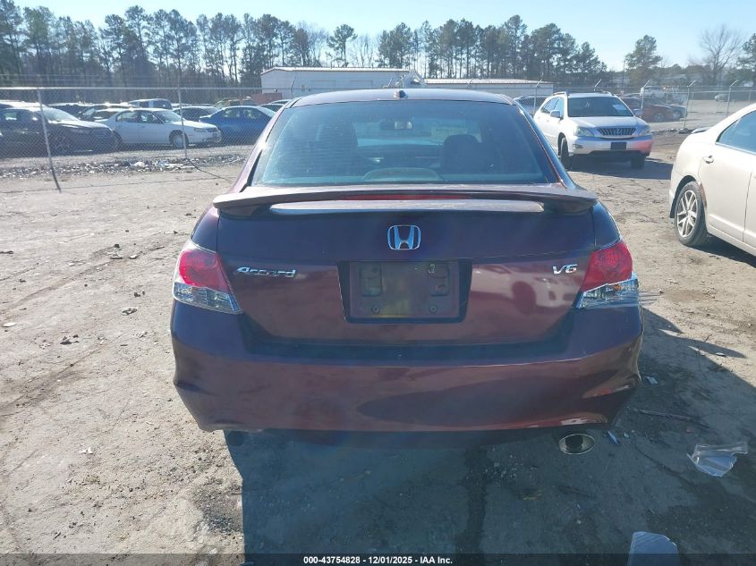 2008 Honda Accord 3.5 Ex-L VIN: 1HGCP36858A011333 Lot: 43754828