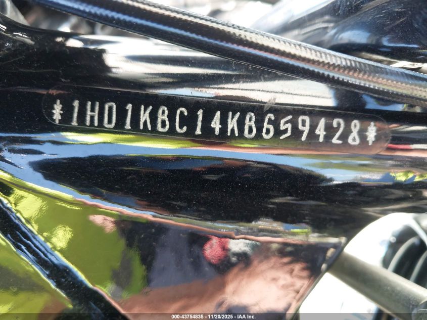2019 Harley-Davidson Flhx VIN: 1HD1KBC14KB659428 Lot: 43754835