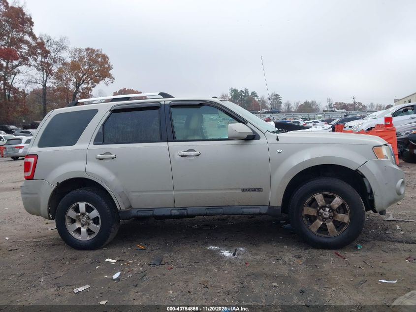 2008 Ford Escape Limited VIN: 1FMCU04108KB33941 Lot: 43754866