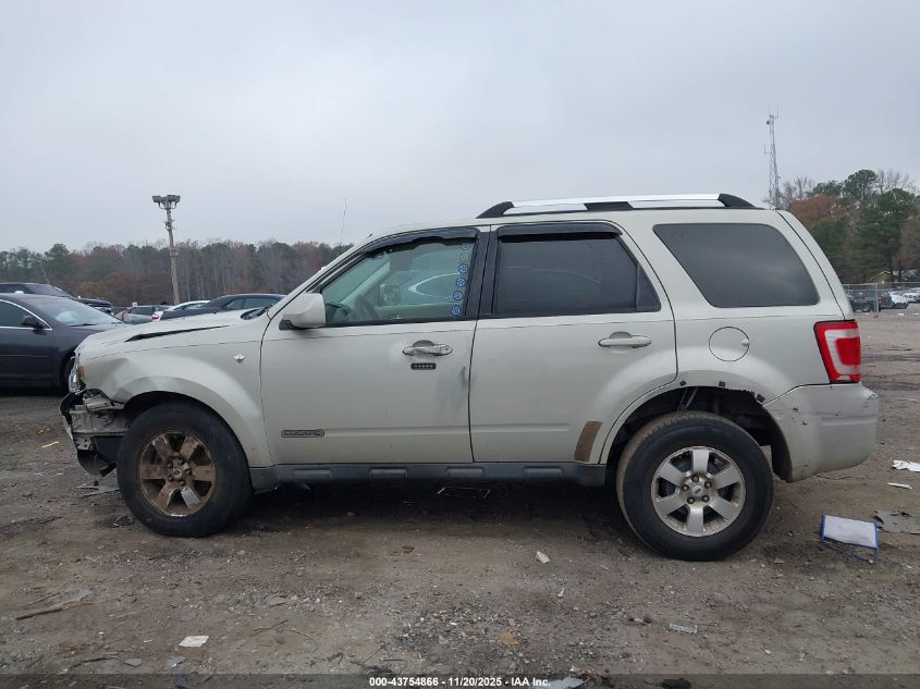 2008 Ford Escape Limited VIN: 1FMCU04108KB33941 Lot: 43754866
