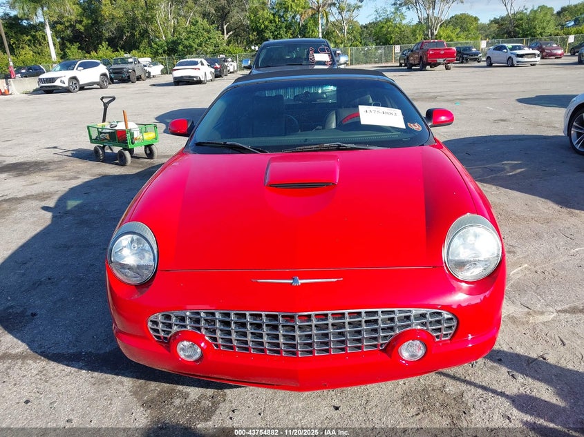 2002 Ford Thunderbird VIN: 1FAHP60A12Y112858 Lot: 43754882