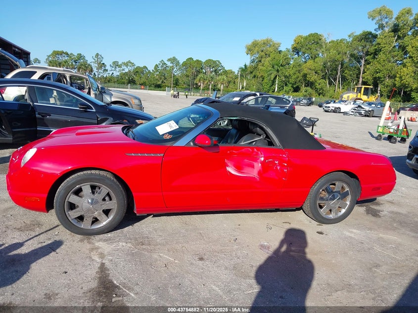 2002 Ford Thunderbird VIN: 1FAHP60A12Y112858 Lot: 43754882