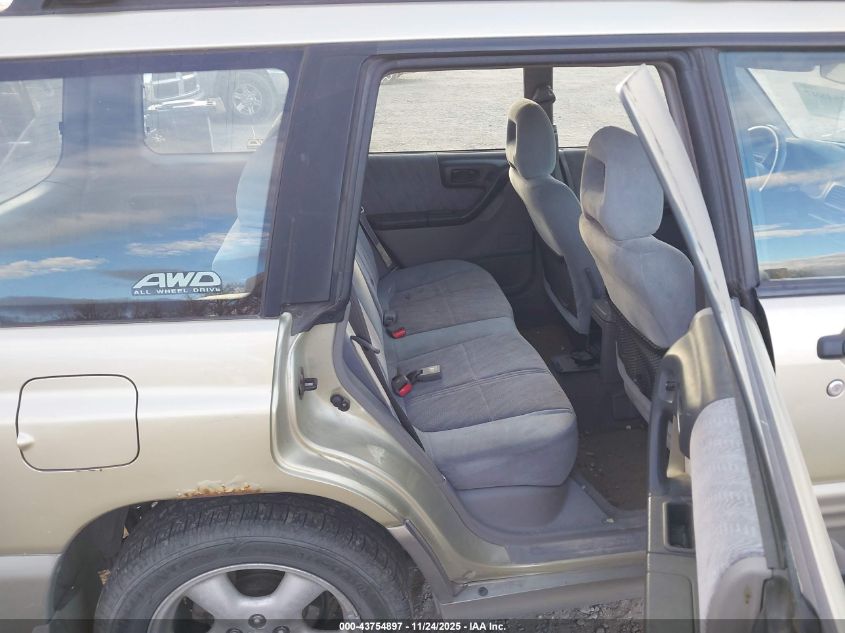 2002 Subaru Forester VIN: JF1SF655218722481 Lot: 43754897