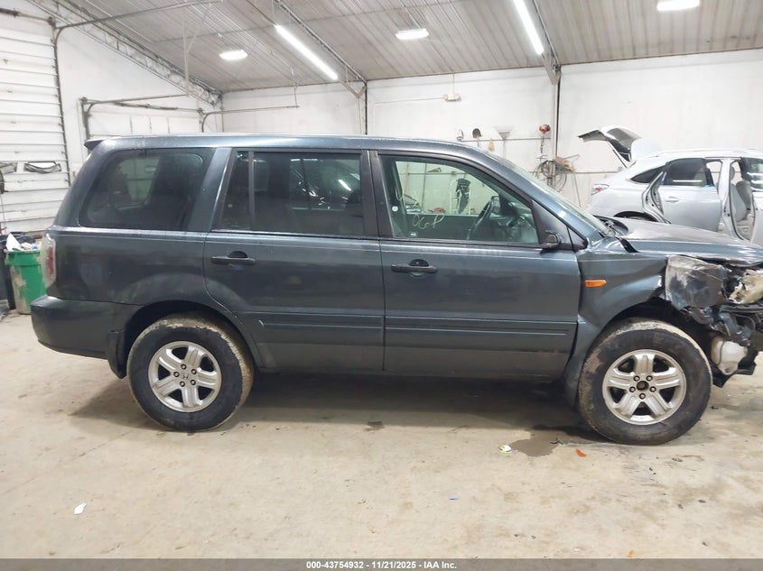 2006 Honda Pilot Lx VIN: 5FNYF18156B025815 Lot: 43754932