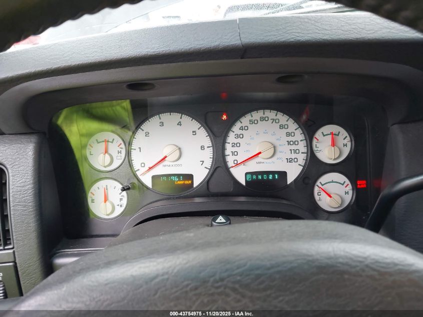 2003 Dodge Ram 1500 Slt/Laramie/St VIN: 1D7HA18D93J657543 Lot: 43754975