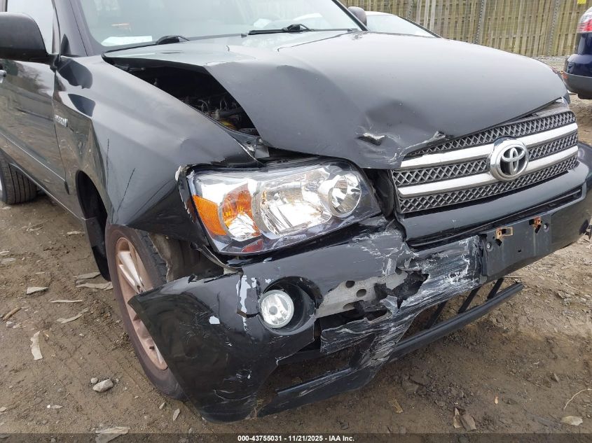 2006 Toyota Highlander Hybrid V6 VIN: JTEEW21AX60018484 Lot: 43755031