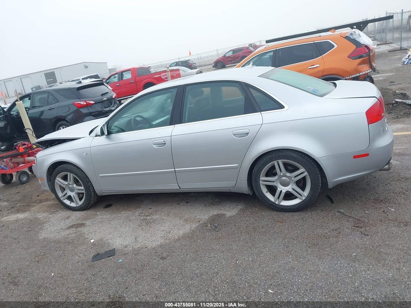 2007 Audi A4 2.0T VIN: WAUDF78E27A184092 Lot: 43755081