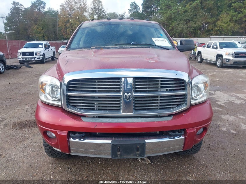 2008 Dodge Ram 3500 Laramie VIN: 3D7MX49A48G242979 Lot: 43755092