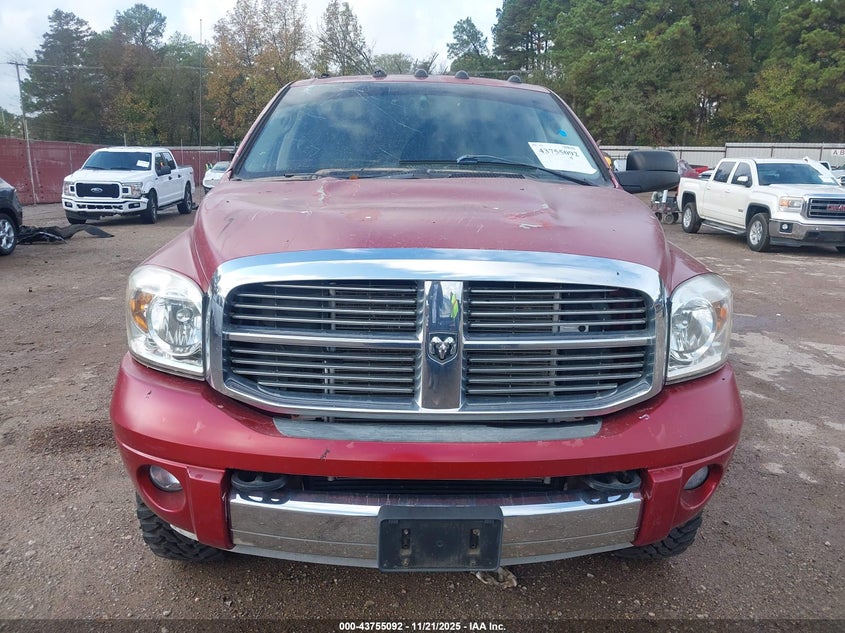 2008 Dodge Ram 3500 Laramie VIN: 3D7MX49A48G242979 Lot: 43755092