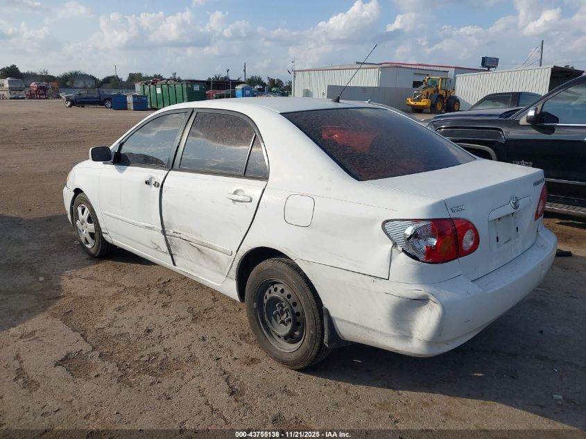 2003 Toyota Corolla Le VIN: 1NXBR32E43Z125164 Lot: 43755136