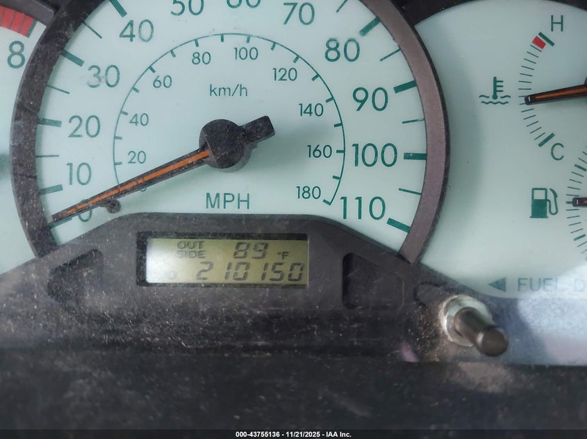 2003 Toyota Corolla Le VIN: 1NXBR32E43Z125164 Lot: 43755136