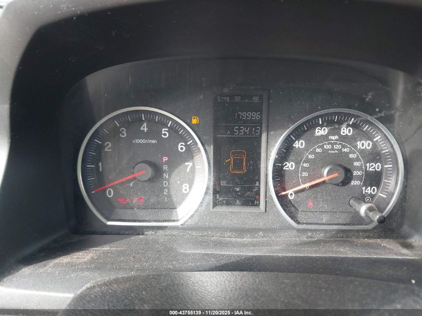 2008 Honda Cr-V Lx VIN: JHLRE38338C009877 Lot: 43755139