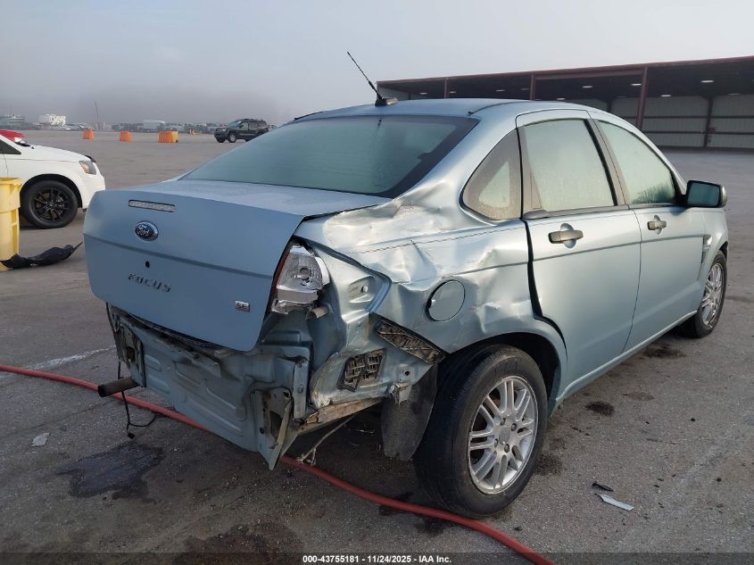 2008 Ford Focus Se/Ses VIN: 1FAHP35N48W147408 Lot: 43755181