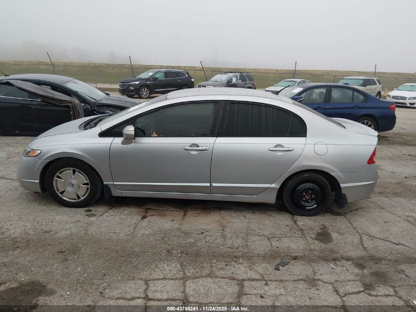 2006 Honda Civic Hybrid VIN: JHMFA36276S002034 Lot: 43755241