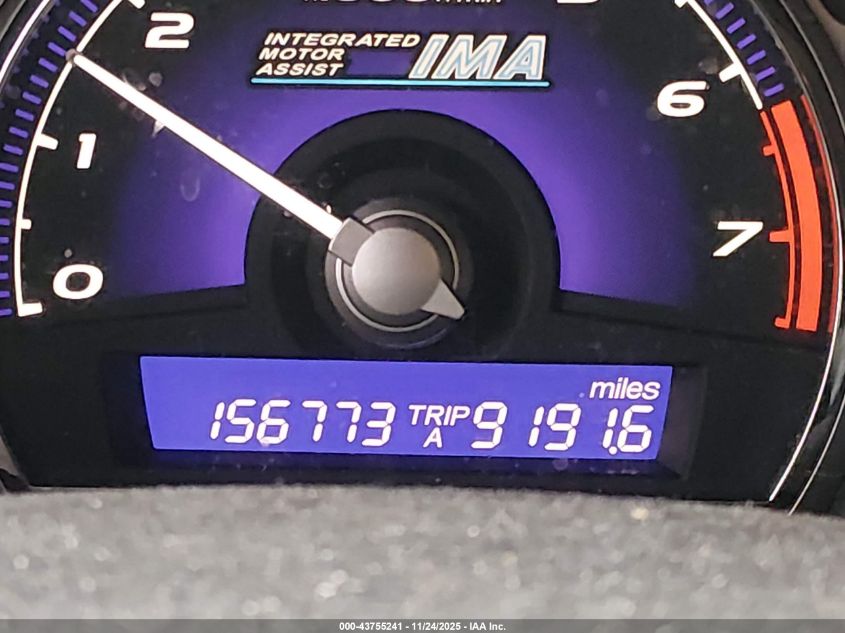 2006 Honda Civic Hybrid VIN: JHMFA36276S002034 Lot: 43755241