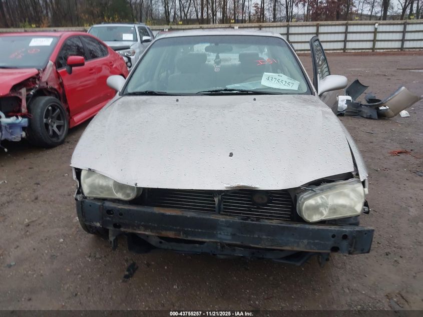 2001 Toyota Corolla Le VIN: 1NXBR12E21Z459162 Lot: 43755257