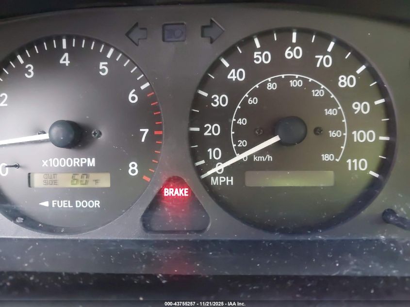 2001 Toyota Corolla Le VIN: 1NXBR12E21Z459162 Lot: 43755257