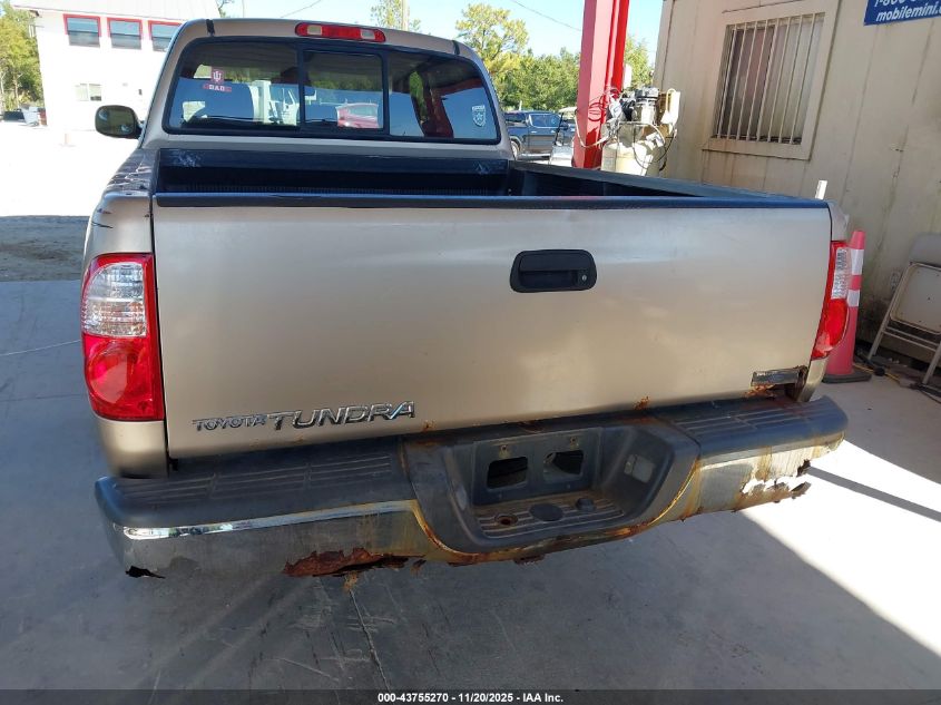 2006 Toyota Tundra Sr5 VIN: 5TBRU341X6S471958 Lot: 43755270